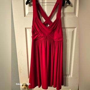 Elegant Red Women's Dress